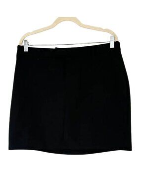 A New Day Black Mini Skirt Classic Tailored Straight Skirt Work Office Staple